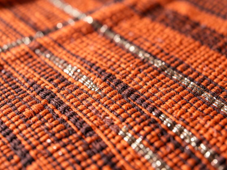 Aso-oke textile from Iseyin, Nigeria